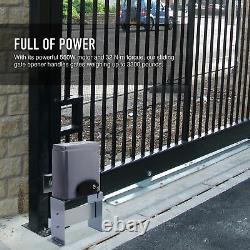 Automatic Gate Opener Kit with Remote Control Infrared Switch Premium Motor 1400Lb