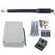 Automatic Single Arm/dual Arm Swing Gate Opener Kit Dc Motor 662lbs With Remote