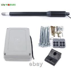 Automatic Single Arm Swing Gate Opener Heavy-Duty Electric Kit Remote ControlUS