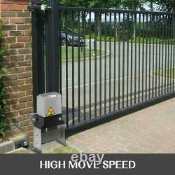 Automatic Sliding Gate Opener Kit Security System With Sensors And Solar Panels
