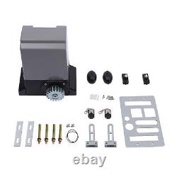 Automatic Sliding Gate Opener Rack Driven with 2 Remotes & Complete Kit 4400LBS
