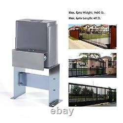 Automatic Sliding Gate Opener Remote Control Electric Rolling System Kit 40 Feet