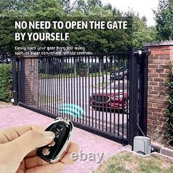 Automatic Sliding Gate Opener Remote Control Electric Rolling System Kit 40 Feet
