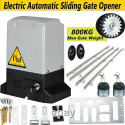 Automatic Sliding Gate Opener System Kit Rack Driven Sliding Gate Motor 1800Lbs