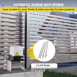 Automatic Sliding Gate Opener System Kit Rack Driven Sliding Gate Motor 1800Lbs
