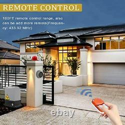 Automatic Sliding Gate Opener kit Electric Rolling Driveway 1400LBS(Upgrade)