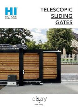 Beninca Hi-motions Serie 280 Telescopic Sliding Gate Kit 10 Ft Gate Opening