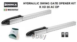Beninca Hydraulic Swing Gate Motor Opener / Operator Kit K Hd 35 Ac Dp