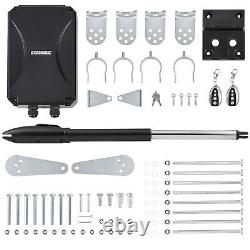 CO-Z Automatic Single Swing Gate Opener Kit w Remotes for 660lb 18ft Gates