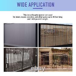 CO-Z Automatic Sliding Gate Opener Kit with 280W Motor for 1400lb 40ft Home Gate