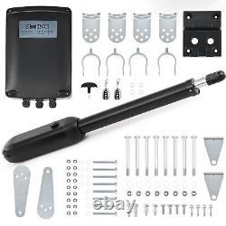 CO-Z Automatic Swing Gate Opener Kit w Remotes for 1100lb 20ft Heavy Duty Doors