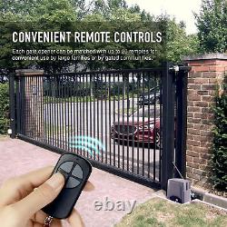 CO-Z Sliding Gate Opener Kit Electric Gate Opening System for 1800lb 40ft Gates