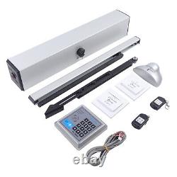 DC24V Automatic Swing Gate Opener Kit Electric Door Operator with 2 Remote Control