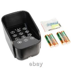 DCHOUSE Solar Automatic Gate Opener Dual Swing Gate Opener 880lbs Kit WithKeypad