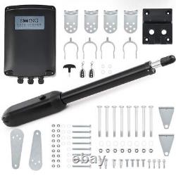 DOORADO Automatic Single Swing Gate Opener Kit 1100 lbs, 20 ft. With 2 Remotes