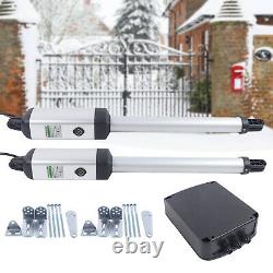 Double Auto Gate Opener Kit Electric Fence Gate Opener Automatic Actuator 300kg