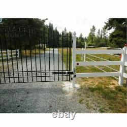Dual Swing Gate Operator Back-up Kit Gates Opener Door Up To 1300lbs 20ft Lenght