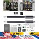 Electric Arm Dual Swing Gate Opener Automatic Heavy Duty Kit+remote Up To 650lbs