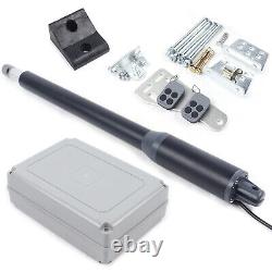 Electric Automatic Dual/Single Arm Swing Gate Opener Kit Remote Control DC Motor