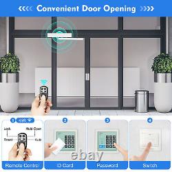 Electric Automatic Swing Gate Opener Door Opener Kit withRemote Controller&Ic Card