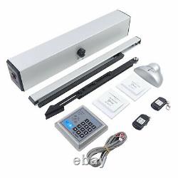 Electric Automatic Swing Gate Opener Remote Door Kit Brushless Motor & Button US