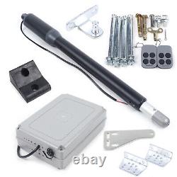 Electric Gate Opener Automatic Single Arm Swing & Remote Control Kit Heavy Duty