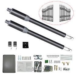 Electric Gate Opener Kit Automatic Dual Swing Gate Opener + Remote Control 300MM