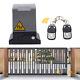 Electric Gate Sliding Opener 1322lb Automatic Motor Remote Kit Heavy Duty New