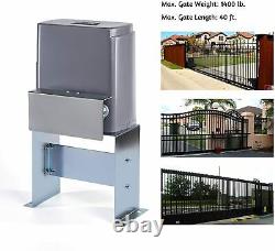 Electric Rolling System Kit Automatic Sliding Gate Opener With Remote Controls