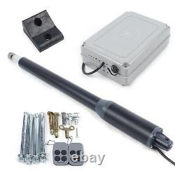 Electric Single Swing Gate Opener Kit Automatic Gate Operator + Remote Control