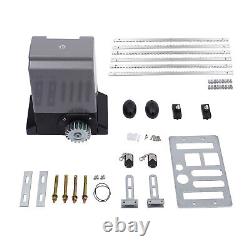 Electric Sliding Gate Opener 2000KG Automatic Motor Kit 2 Remotes with 6m Rack