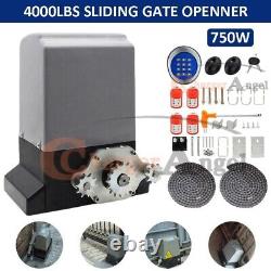 Electric Sliding Gate Opener 4000lbs Automatic Motor APP Control with4 Remotes