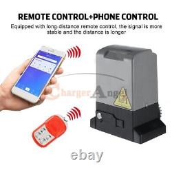 Electric Sliding Gate Opener 4000lbs Automatic Motor APP Control with4 Remotes