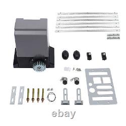 Electric Sliding Gate Opener 4400lb/1200KG Automatic Motor Remote Kit with6m Rails