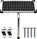 Fm123 10 Watt Solar Panel Kit, Compatible With Mighty Mule Automatic Gate Opener