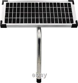 FM123 10 Watt Solar Panel Kit, Compatible with Mighty Mule Automatic Gate Opener