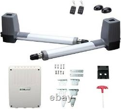 G. T. Master GT300DC Automatic Arm Dual Swing Gate Opener Kit for Swing Gates