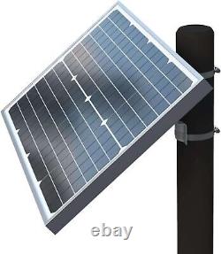 Ghost Controls 30 Watt Monocrystalline Solar Panel Kit for Automatic Gate Opener