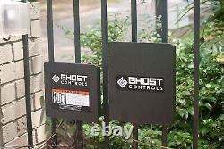 Ghost Controls DEP2 Architectural Dual Automatic Gate Opener Kit with Battery Mod