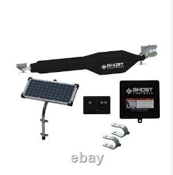 Ghost Controls Heavy-Duty Solar Automatic Gate Opener Kit for Driveway Swing Gat