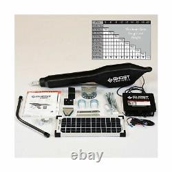 Ghost Controls Heavy Duty Solar Single Automatic Gate Opener Kit For Swing Gates