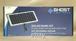 Ghost Controls Model AXDP 10 Watt Solar Panel Kit for Gate Opener