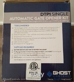 Ghost Controls Single Automatic Gate Opener Kit DTP1