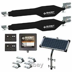 Ghost Controls TDS2XP Heavy-Duty Solar Dual Automatic Gate Opener Kit for Swing