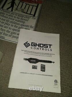 Ghost Controls TSS1 Heavy-Duty Single Automatic Gate Opener Kit Single Gate Kit