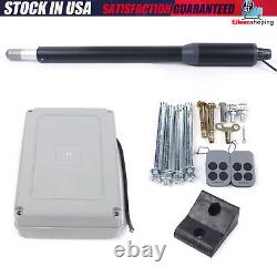 Heavy Duty Automatic Dual/Single Swing Gate Opener Kit + Remote For Fence Gate