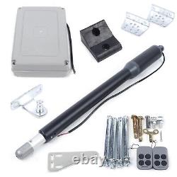 Heavy Duty Automatic Gate Opener Arm Single/Dual Swing Kit with Remotes