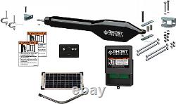 Heavy-Duty Solar Automatic Gate Opener Kit for Driveway Swing Gates with Long-Ra