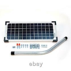 Mighty Mule FM123 10-Watt Solar Panel Kit Charger for Automatic Gate Opener 10W
