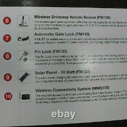 Mighty Mule Gate Opener Kit MM571W 18 Ft. 850 Lb Heavy-Duty Single WIFI NEW
